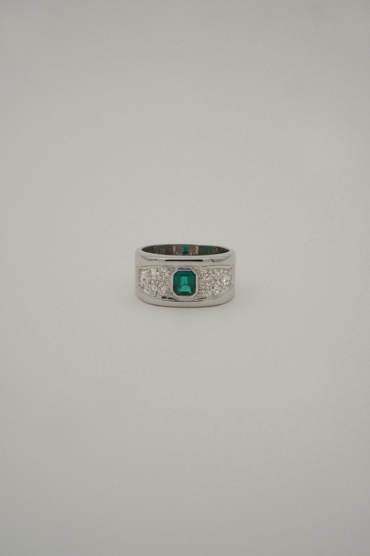 Emerald Diamond Ring