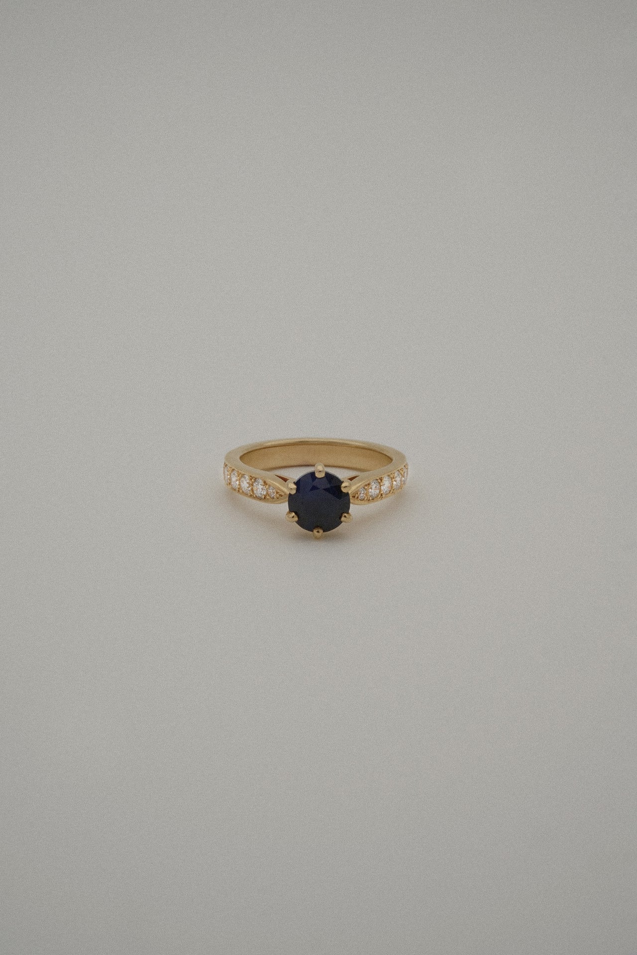 Sapphire Diamond Ring