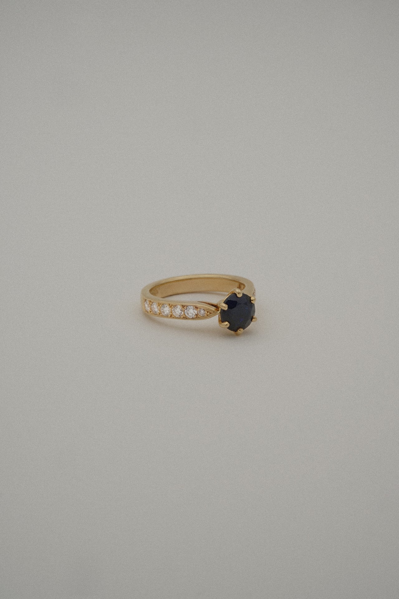 Sapphire Diamond Ring