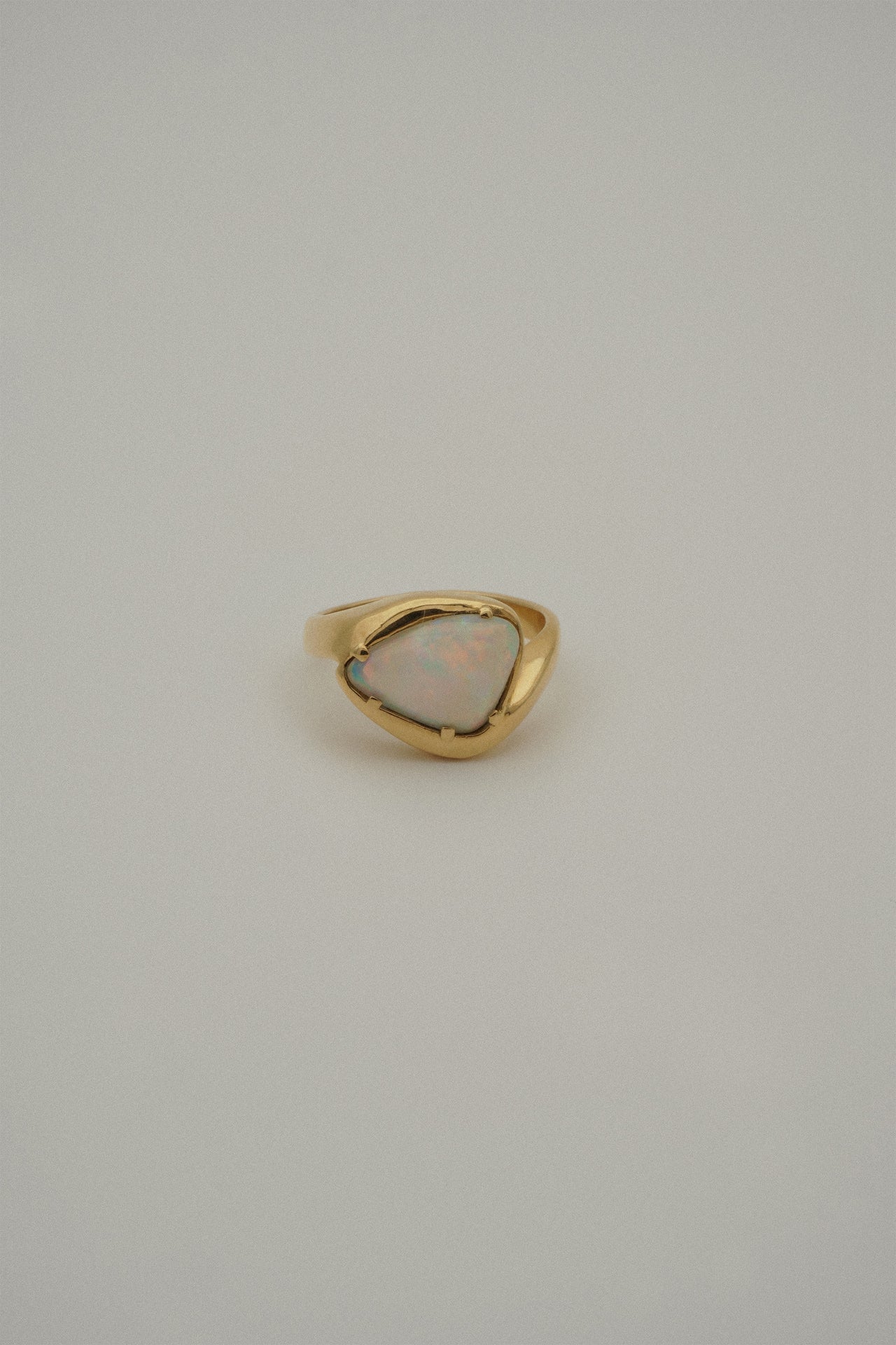 Asymmetrical Opal Ring