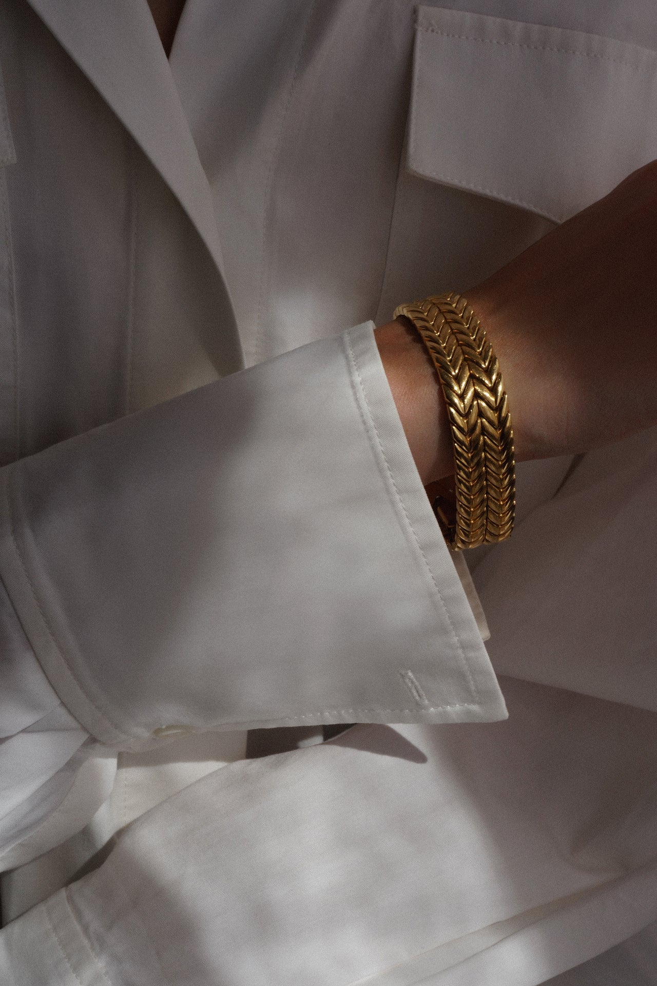 Woven Gold Bracelet