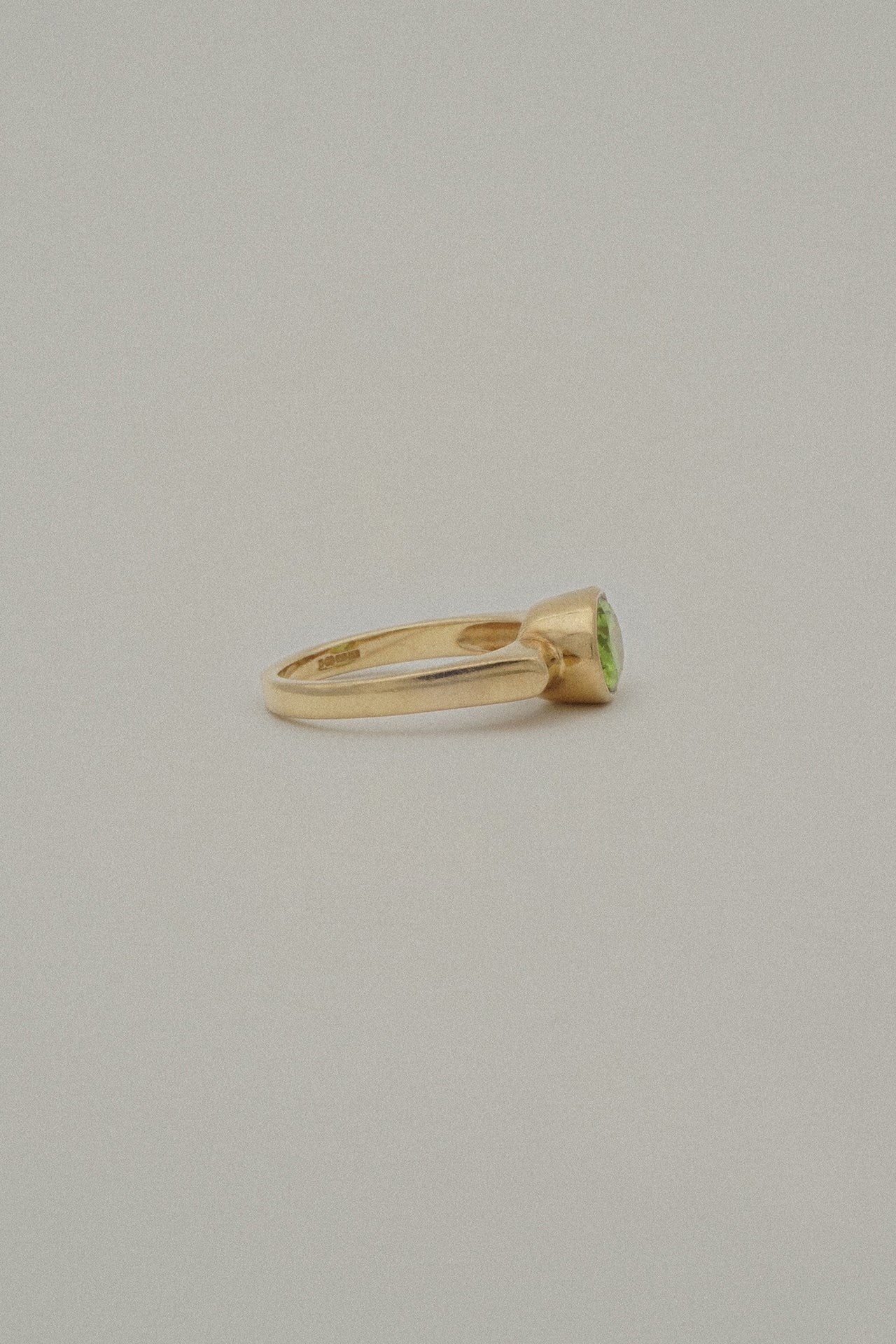 East West Peridot Ring