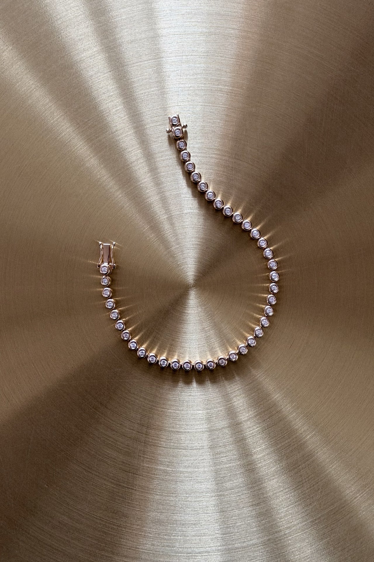Petite Cushion Bezel Tennis Bracelet