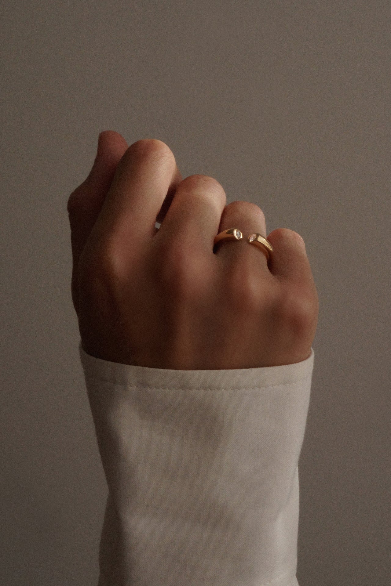 Diamond Cuff Ring