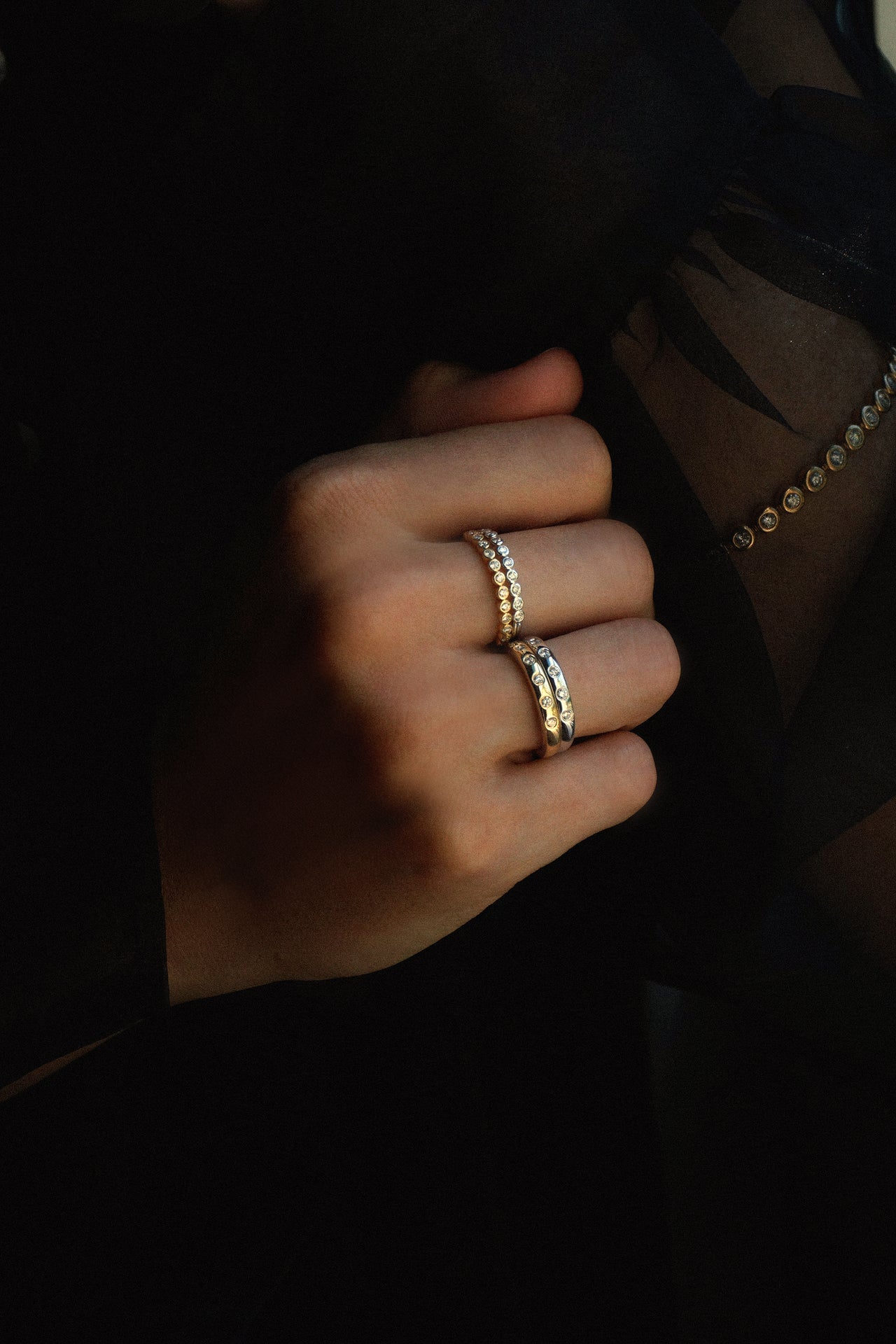 Diamond Row Ring