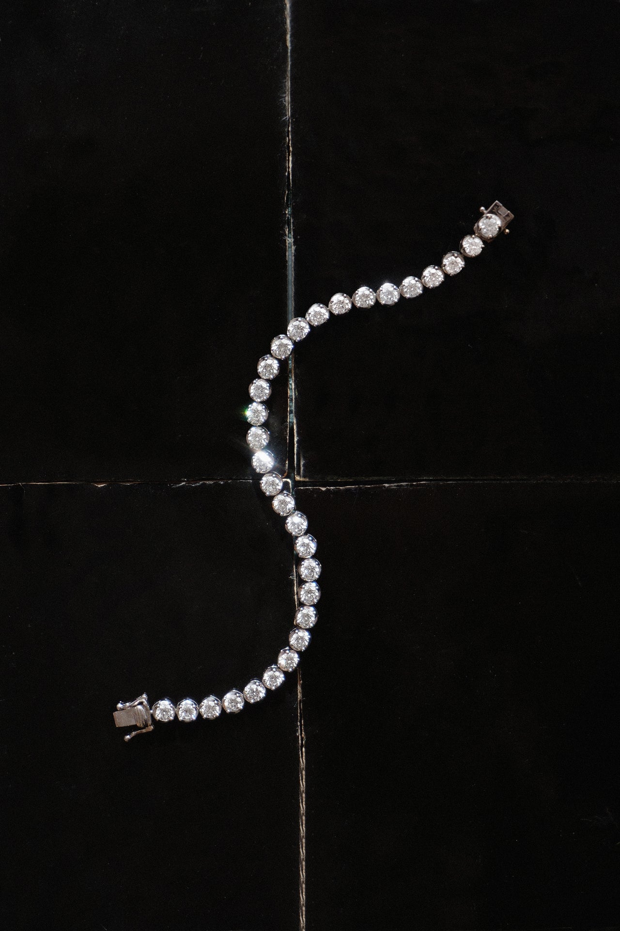 Crown Tennis Bracelet