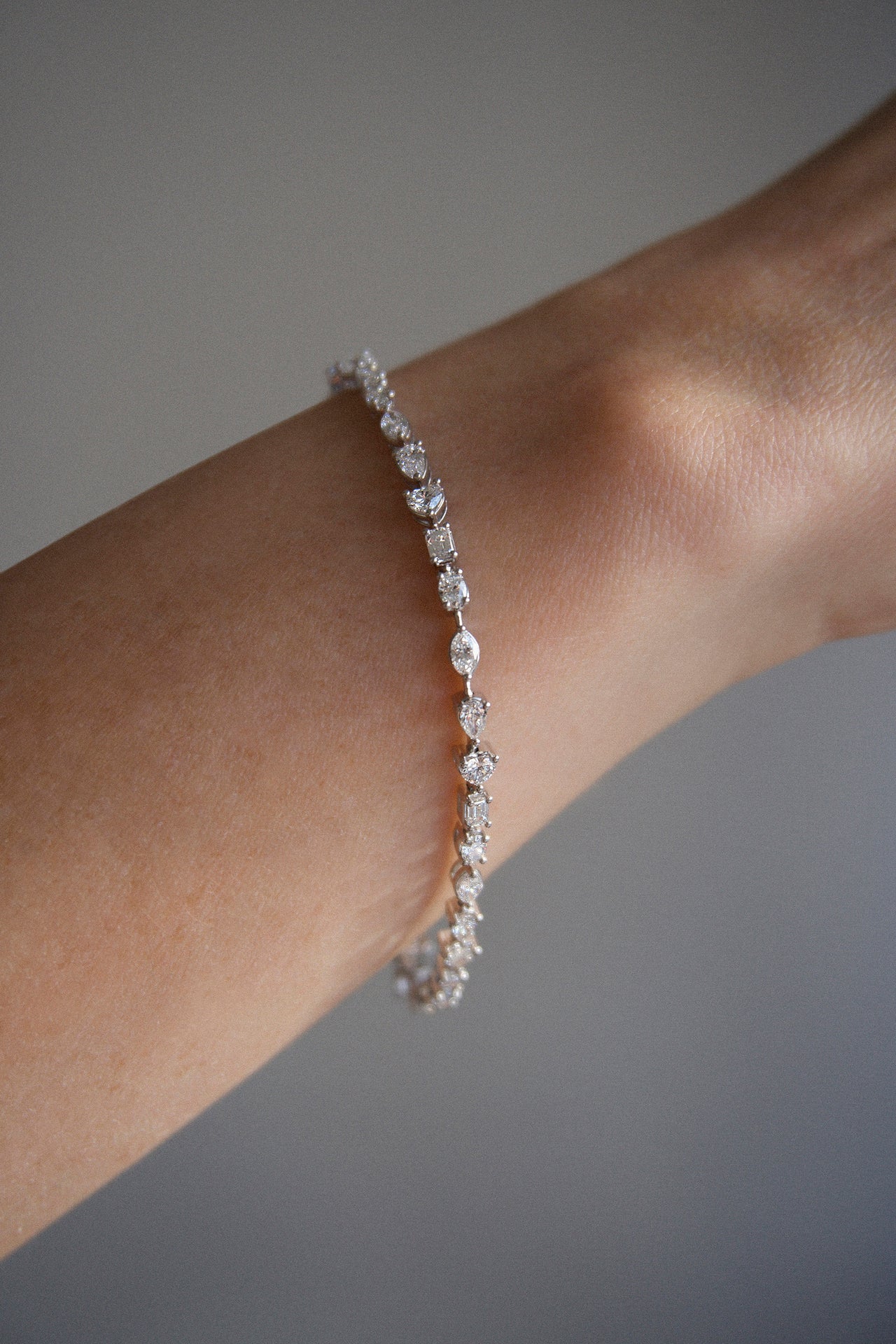 Multi-Shape Tennis Bracelet